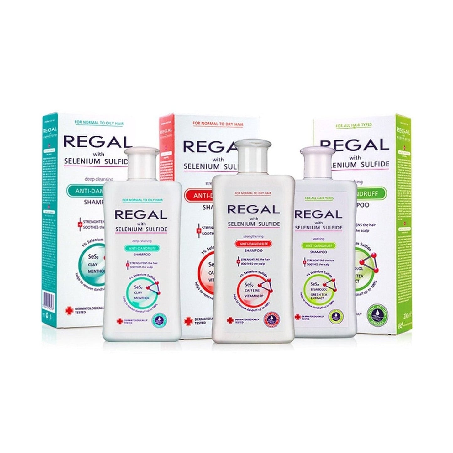 REGAL Anti - roos Shampoo Selenium Sulfide Elk Haartype - 200ml | MISTER33.COM