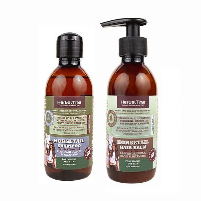HERBAL TIME Herbal Time Horsetail Shampoo voor Vochtarme Hoofdhuid en Futloos Haar - 240ml | MISTER33.COM