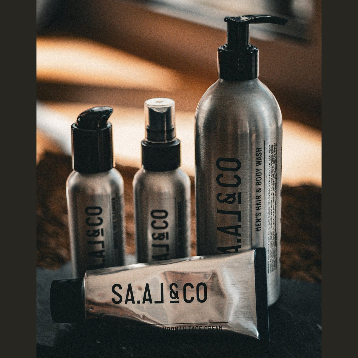 SA.AL&CO Revitalising Body Wash – met andere producten uit de lijn