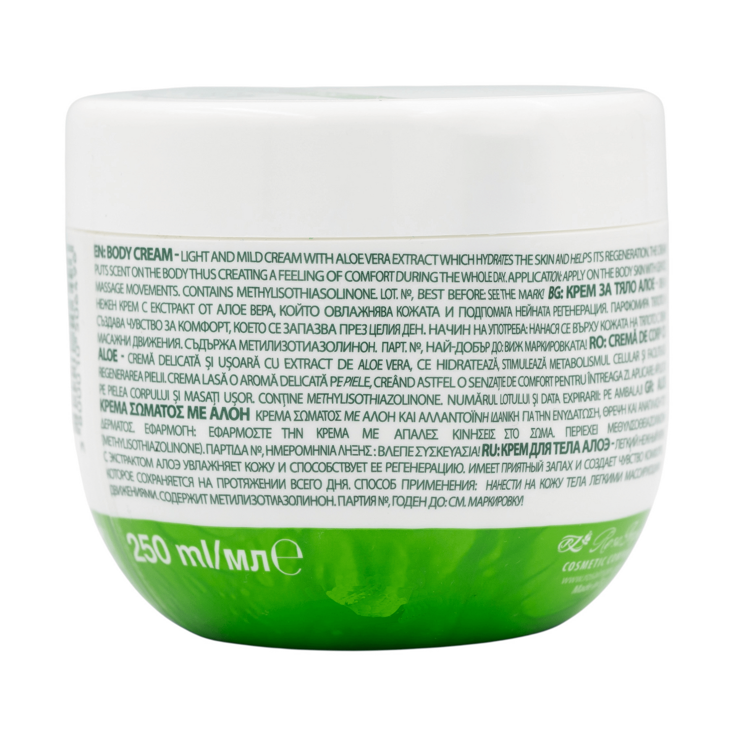 SPA MASTER Aloe bodycrème - 250ml | MISTER33.COM