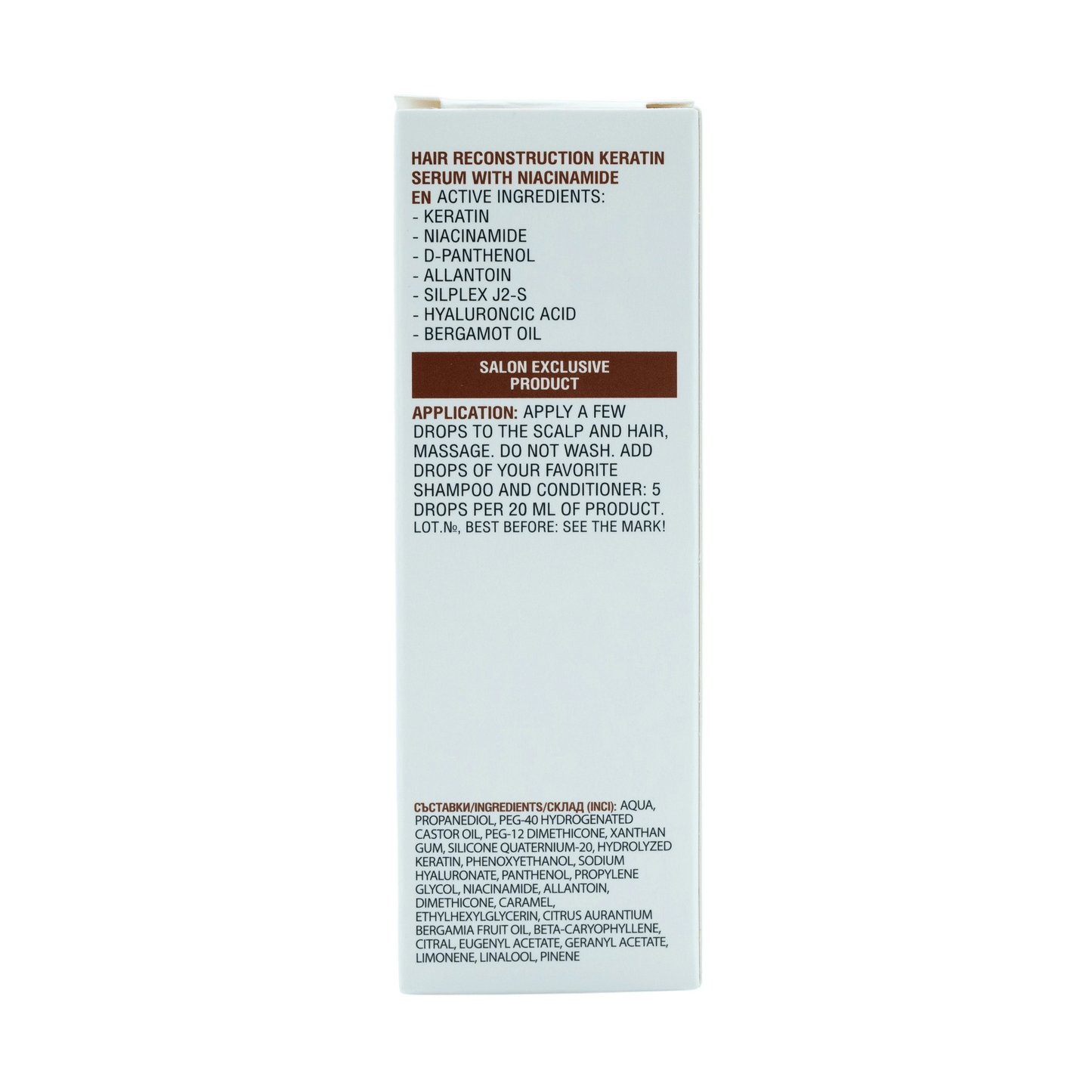 SPA MASTER Haarserum Keratine Niacinamide - 45ml | MISTER33.COM