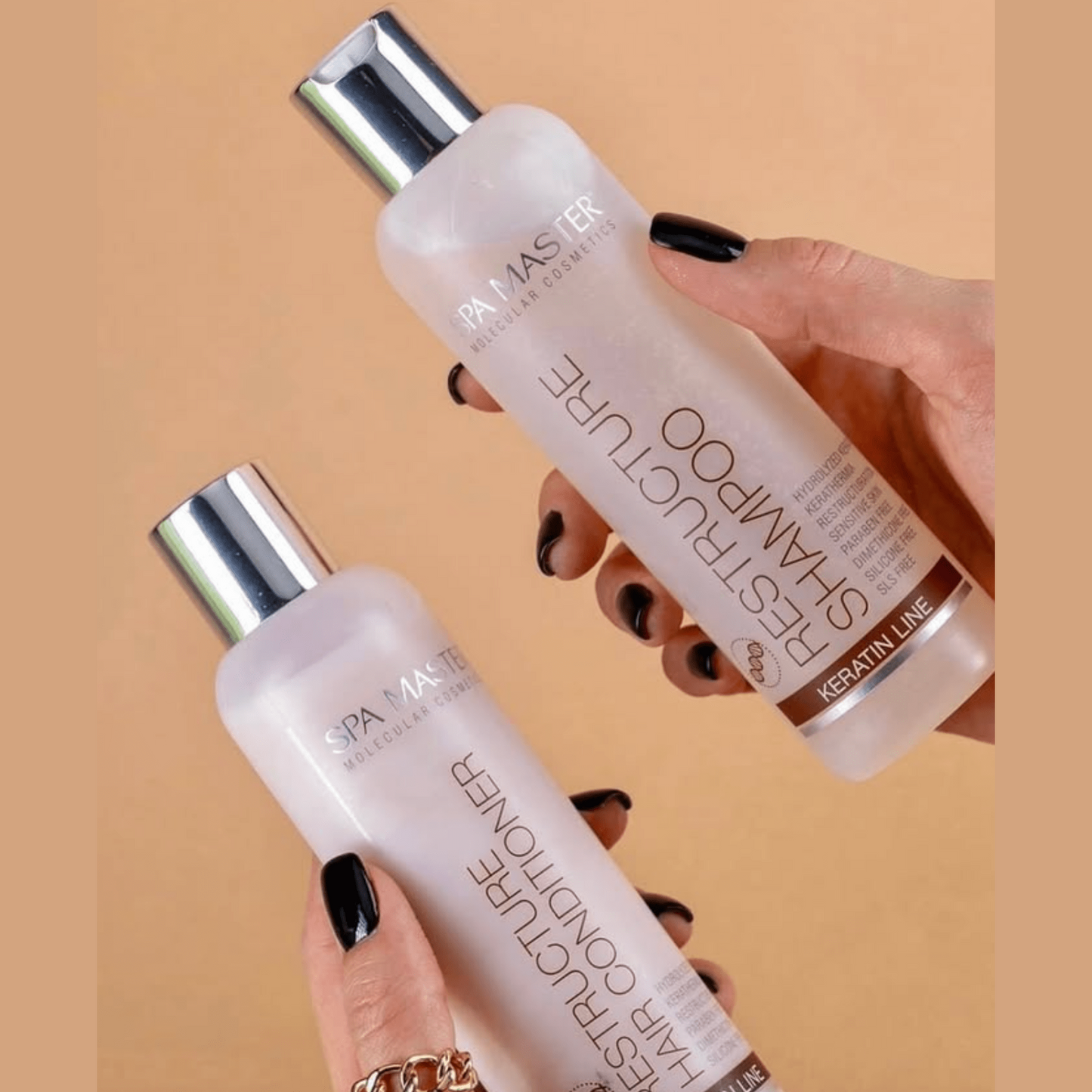 SPA MASTER Voordeelset Keratine Shampoo, Conditioner, Haarmasker - 900ml | MISTER33.COM