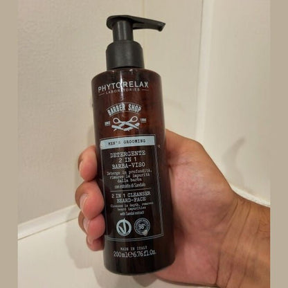 PHYTORELAX 2 in 1 Cleanser - Reiniger voor Baard & Gezicht - 200ml | MISTER33.COM