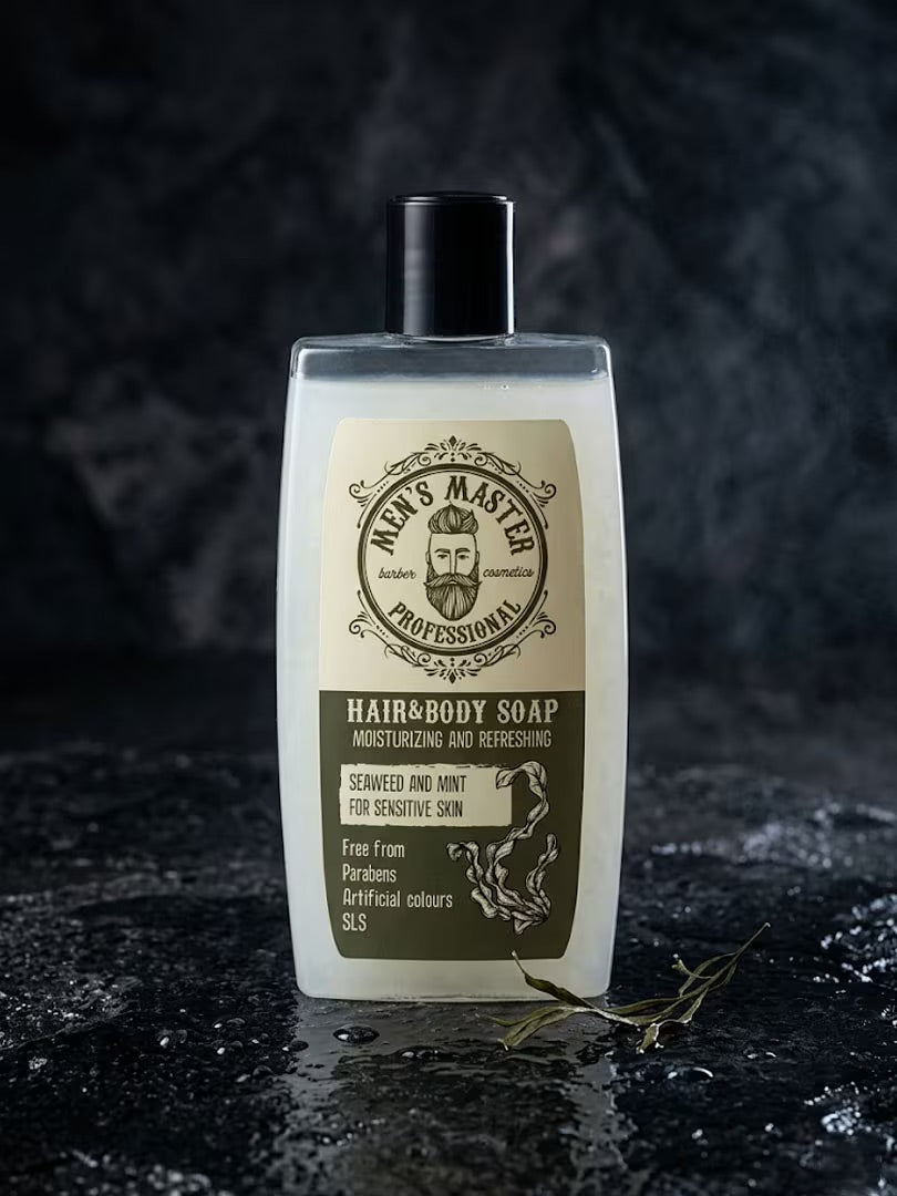 Men's Master Moisturizing Hair & Body Soap – 260ml