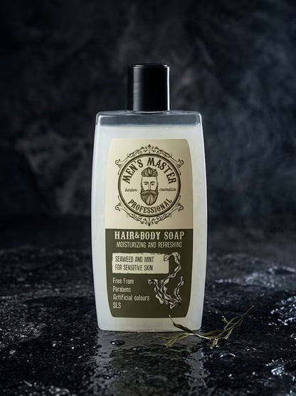 Men's Master Moisturizing Hair & Body Soap – 260ml