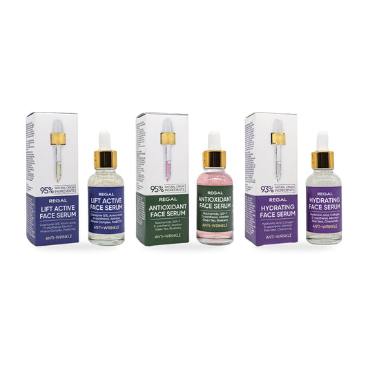 Regal Face Serum Value Pack - Anti-Aging Serum Set - 3 x 30ml