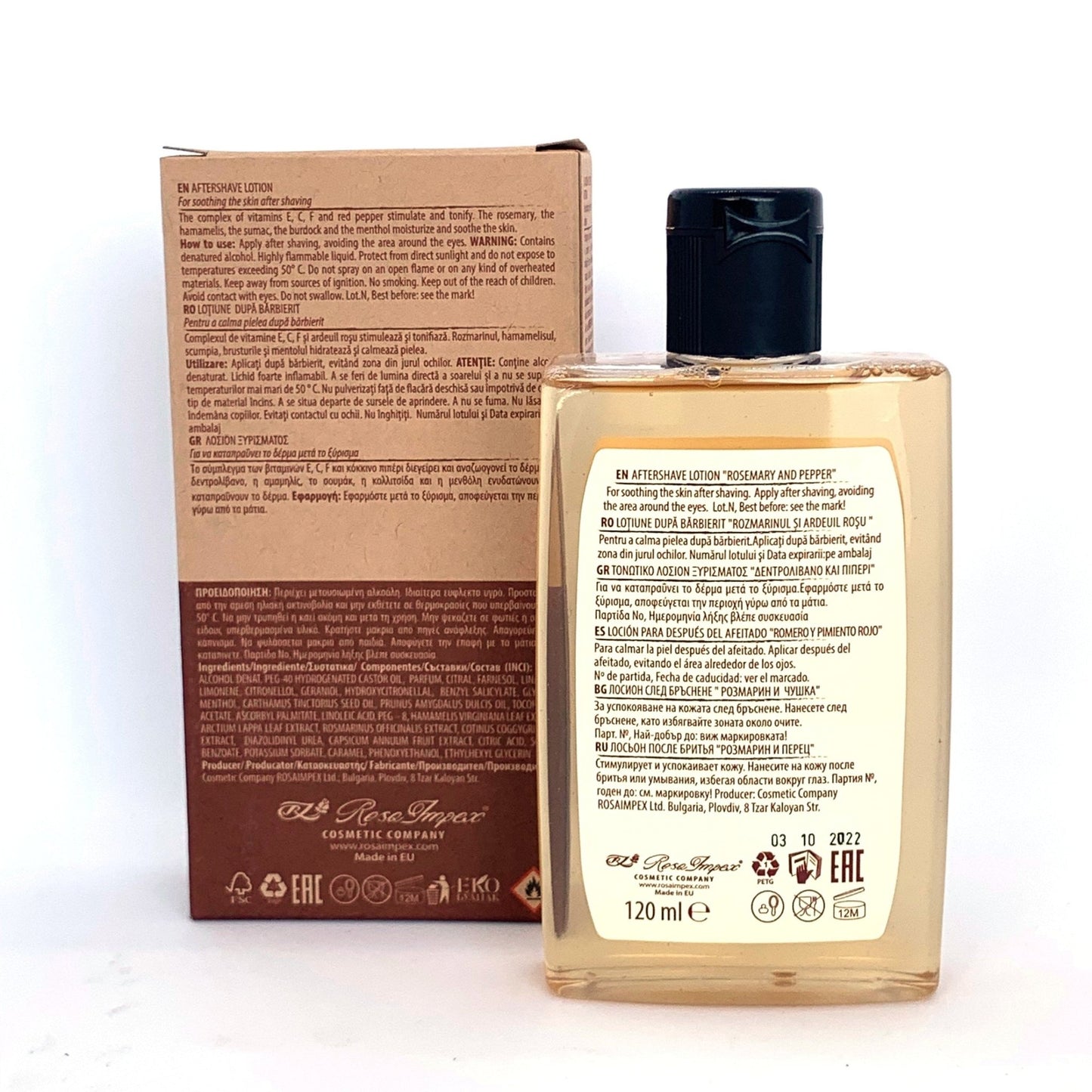 MEN'S MASTER Aftershave Lotion - 120ml | MISTER33.COM