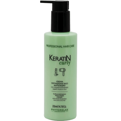 PHYTORELAX Anti - frizz Keratine Haarcrème Krullend Haar - 200ml | MISTER33.COM