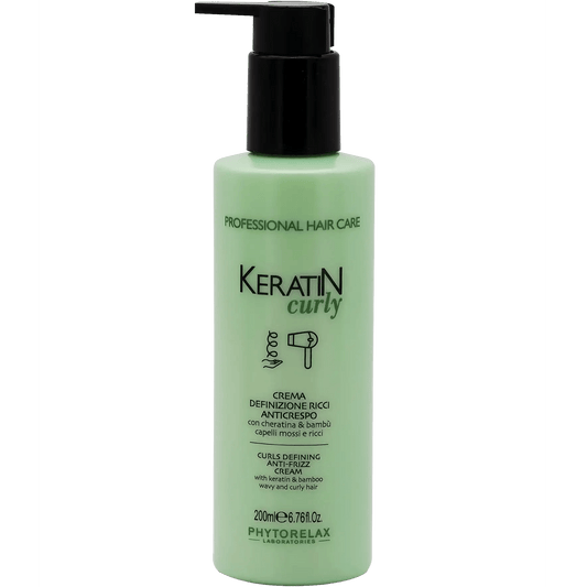 PHYTORELAX Anti - frizz Keratine Haarcrème Krullend Haar - 200ml | MISTER33.COM