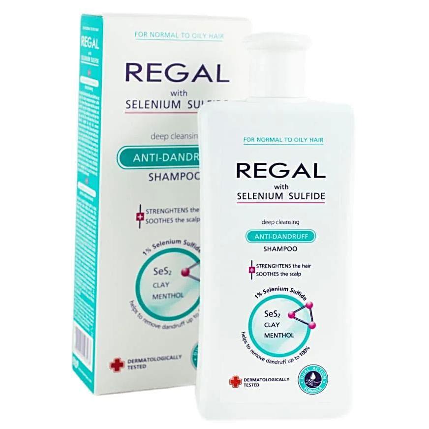 REGAL Anti - roos Shampoo Selenium Sulfide Normaal tot Vet Haar - 200ml | MISTER33.COM