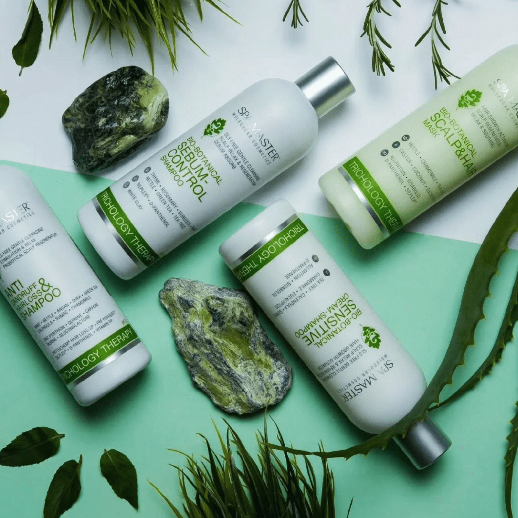 SPA MASTER Bio - botanische shampoo voor Gevoelige Hoofdhuid - 330ml | MISTER33.COM