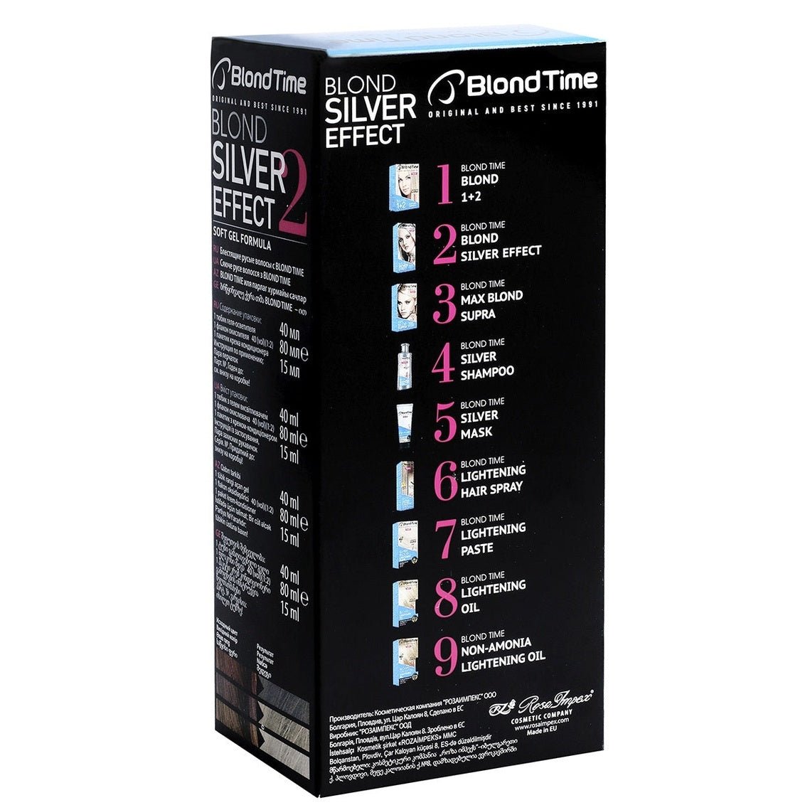 BLOND TIME Bleekgel met Zilvereffect voor 4 Tinten Lichter Haar - 135ml | MISTER33.COM
