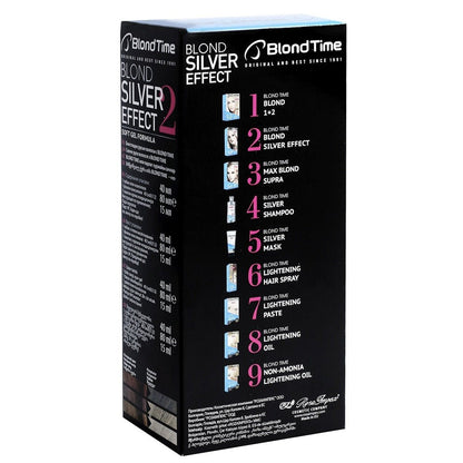 BLOND TIME Bleekgel met Zilvereffect voor 4 Tinten Lichter Haar - 135ml | MISTER33.COM