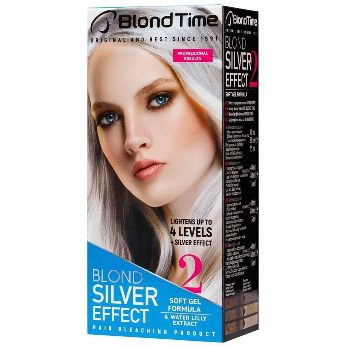 Blond Time Bleekgel Zilvereffect – 4 Tinten Lichter – 135ml