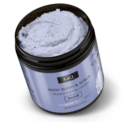 LaQ Body Wash & Scrub Grinding Paste Hoppy Goat - 220g | MISTER33.COM