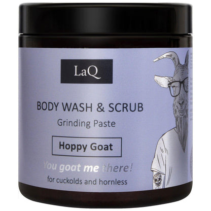 LaQ Body Wash & Scrub Grinding Paste Hoppy Goat - 220g | MISTER33.COM