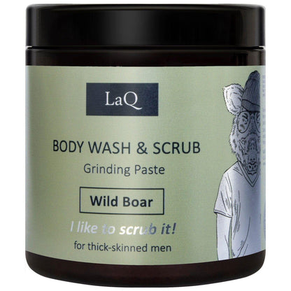 LaQ Body Wash & Scrub Grinding Paste Wild Boar - 220g | MISTER33.COM