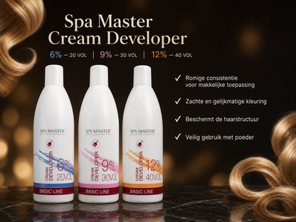 Spa Master Cream Developer 9% 30VOL Bleaching – 930ml