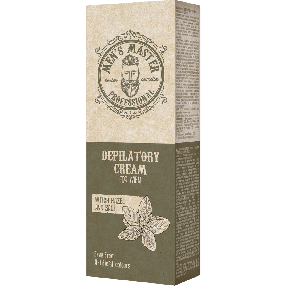 MEN'S MASTER Depilatory Cream Ontharingscrème - 175ml | MISTER33.COM