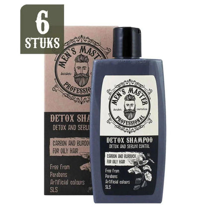 MEN'S MASTER Detox Shampoo Anti - Roos 6 Stuks Voordeelverpakking - 1560ml | MISTER33.COM
