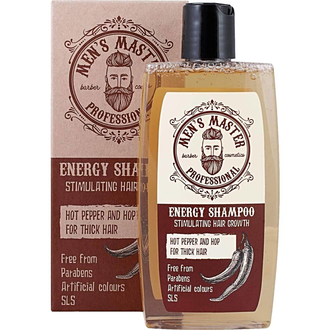MEN'S MASTER Energy Shampoo Anti - Haaruitval - 260ml | MISTER33.COM