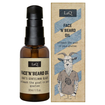 LaQ Face 'n' Beard Oil Hoppy Goat Baardolie - 30ml | MISTER33.COM