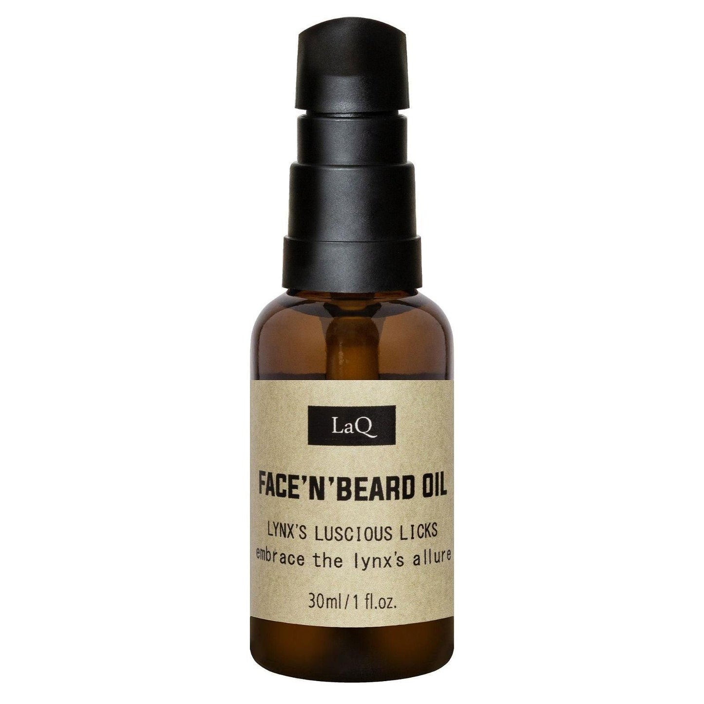LaQ Face 'n' Beard Oil Lynx Baardolie - 30ml | MISTER33.COM