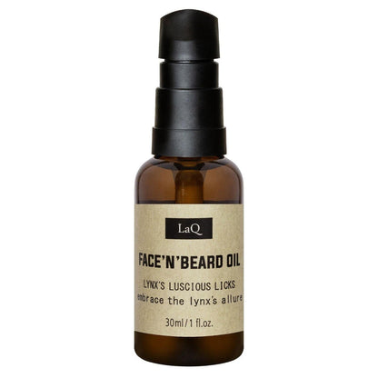 LaQ Face 'n' Beard Oil Lynx Baardolie - 30ml | MISTER33.COM