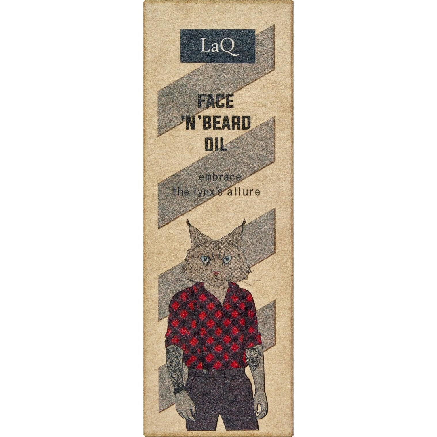 LaQ Face 'n' Beard Oil Lynx Baardolie - 30ml | MISTER33.COM
