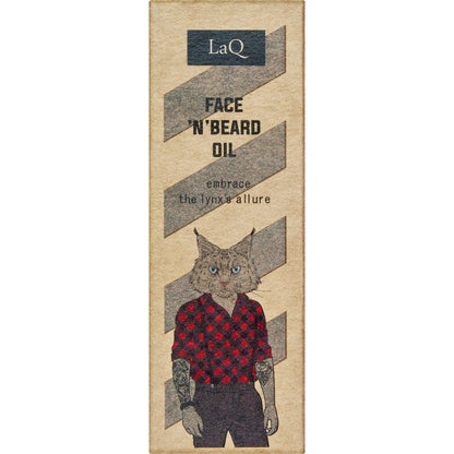LaQ Face 'n' Beard Oil Lynx Baardolie - 30ml | MISTER33.COM