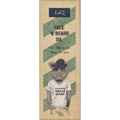 LaQ Face 'n' Beard Oil Wild Boar Baardolie - 30ml | MISTER33.COM