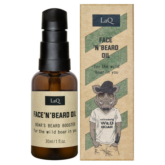 LaQ Face 'n' Beard Oil Wild Boar Baardolie - 30ml | MISTER33.COM