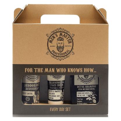 MEN'S MASTER Giftset Every Day Deodorant, Gezichtscreme, Hair&Body Soap - 485ml | MISTER33.COM