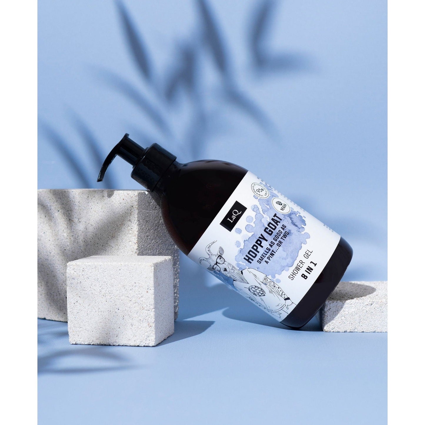 LaQ Giftset Hoppy Goat Shower Gel, Body Scrub, Soap Bar - 815g | MISTER33.COM