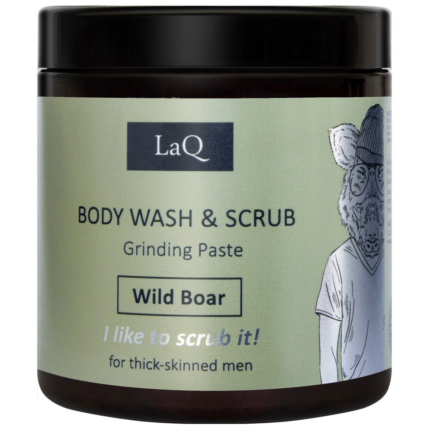 LaQ Giftset Wild Boar Shower Gel, Body Scrub, Soap Bar - 815g | MISTER33.COM