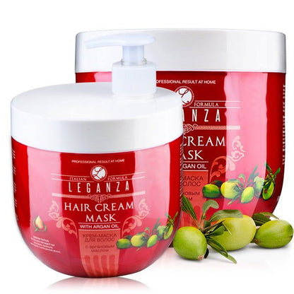 LEGANZA Haarmasker Crème XXL Arganolie - 1000ml | MISTER33.COM