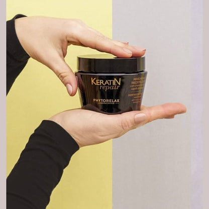 PHYTORELAX Haarmasker Keratine Beschadigd Haar - 250ml | MISTER33.COM