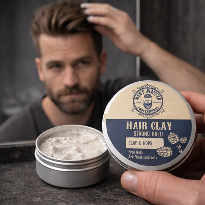 Men's Master Strong Hold Hair Clay – 100ml