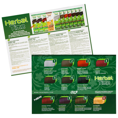 HERBAL TIME Henna Haarverf zonder Ammoniak/PPD/Peroxide - 75ml | MISTER33.COM