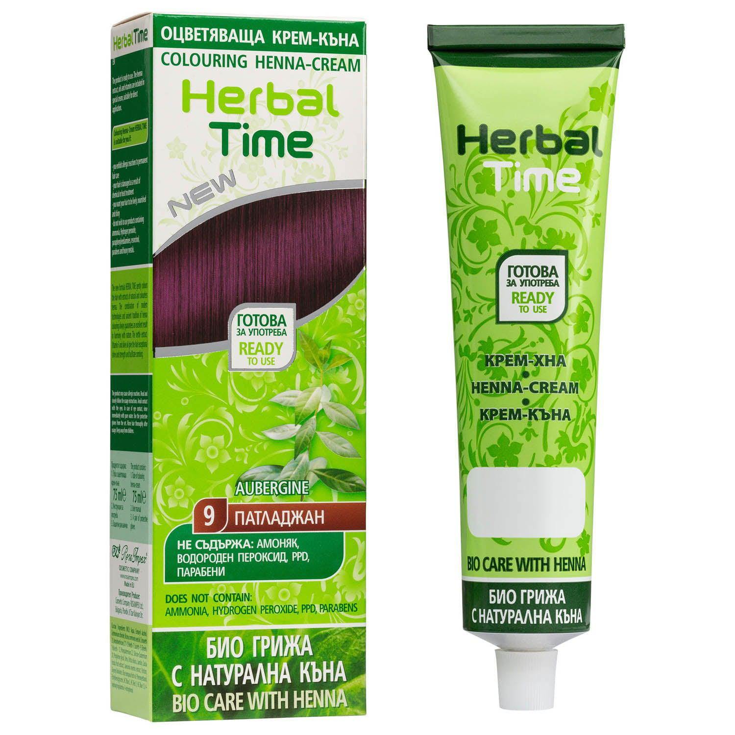HERBAL TIME Henna Haarverf zonder Ammoniak/PPD/Peroxide - 75ml | MISTER33.COM