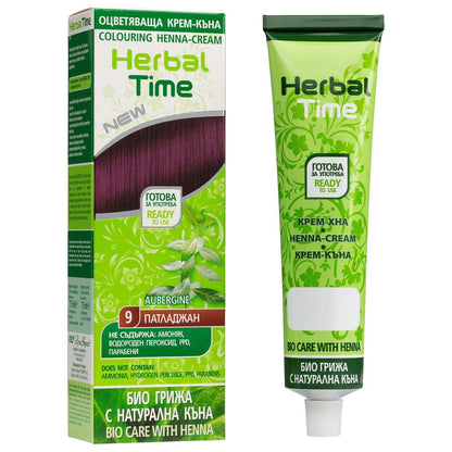 HERBAL TIME Henna Haarverf zonder Ammoniak/PPD/Peroxide - 75ml | MISTER33.COM