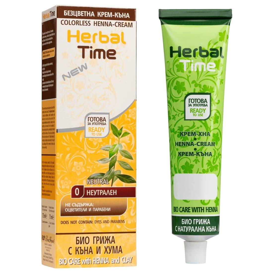 HERBAL TIME Henna Haarverf zonder Ammoniak/PPD/Peroxide - 75ml | MISTER33.COM