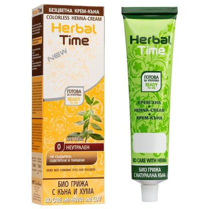HERBAL TIME Henna Haarverf zonder Ammoniak/PPD/Peroxide - 75ml | MISTER33.COM