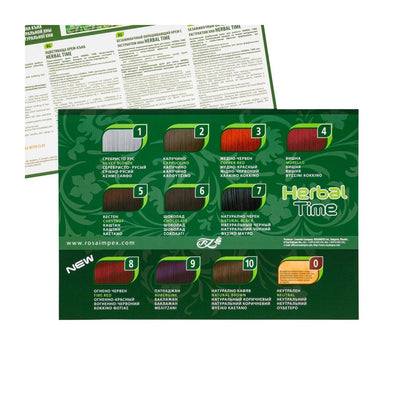 Herbal Time Henna Haarverf zonder Ammoniak/PPD/Peroxide – beschikbare kleuren