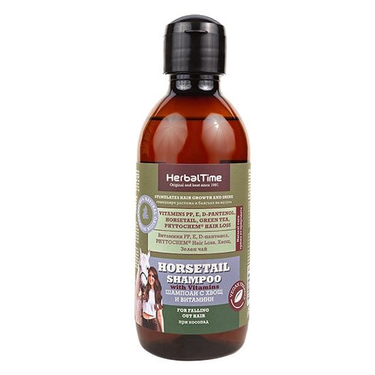 HERBAL TIME Herbal Time Horsetail Shampoo voor Vochtarme Hoofdhuid en Futloos Haar - 240ml | MISTER33.COM