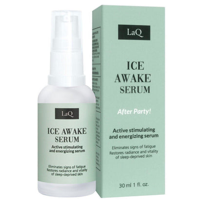 LaQ Ice Awake Afterparty Gezichtsserum Vermoeide en Uitgedroogde Huid - 30ml | MISTER33.COM