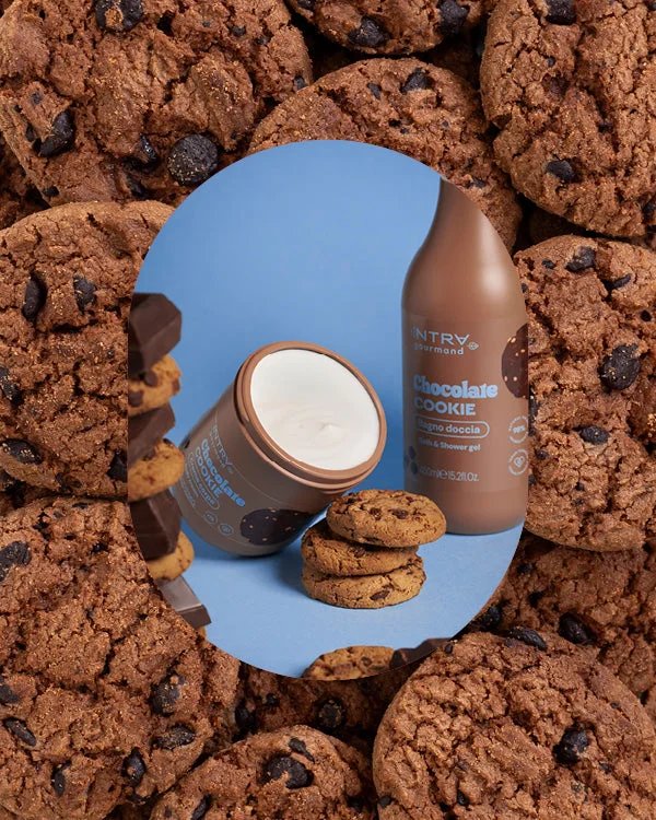 Intra Gourmand Chocolate Cookie Bodycrème – met andere producten uit de lijn