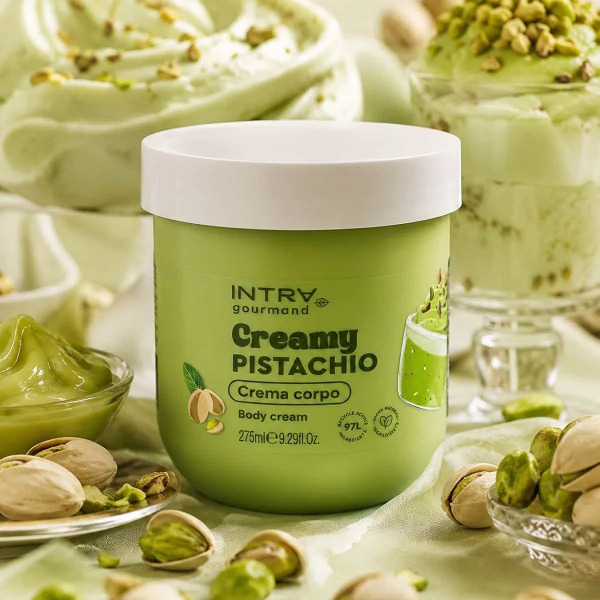 Intra Gourmand Creamy Pistachio Bodycrème – sfeerfoto