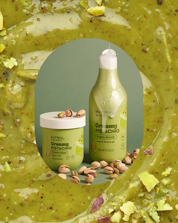 Intra Gourmand Creamy Pistachio Bodycrème – met andere producten uit de lijn