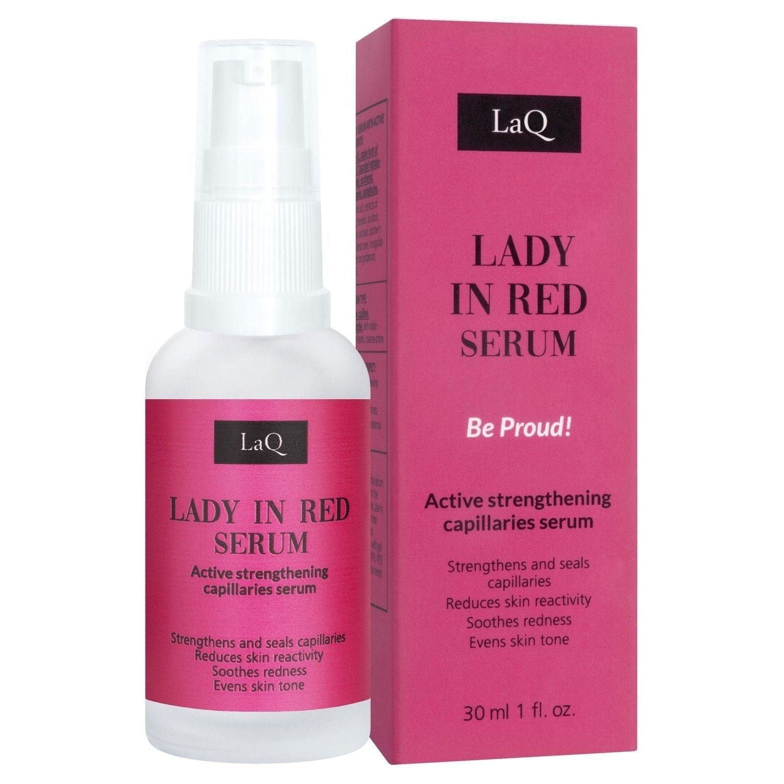LaQ Lady in Red Gezichtsserum Anti Rode Huid - 30ml | MISTER33.COM